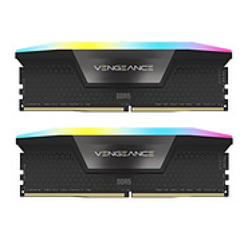 رم دسکتاپ کورسیر DDR5 دو کاناله 6800 مگاهرتز CL40 مدل VENGEANCE RGB ظرفیت 32 گیگابایت