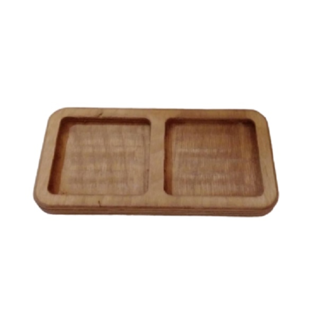 زیر لیوانی چوبی مدل مستطیل