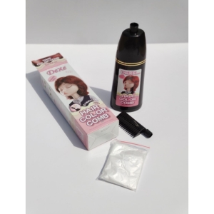 رنگ مو فوم دار شانه دار دکسی رنگ قرمز آلبالویی حجم 200 میل