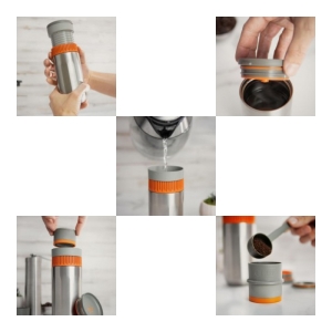 فلاسک واکاکو مدل PIPAMOKA zn2023 گنجایش 0.3 لیتر