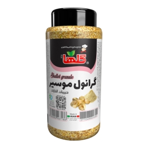 گرانول موسیر گلها حجم 100 گرم – P.E.T