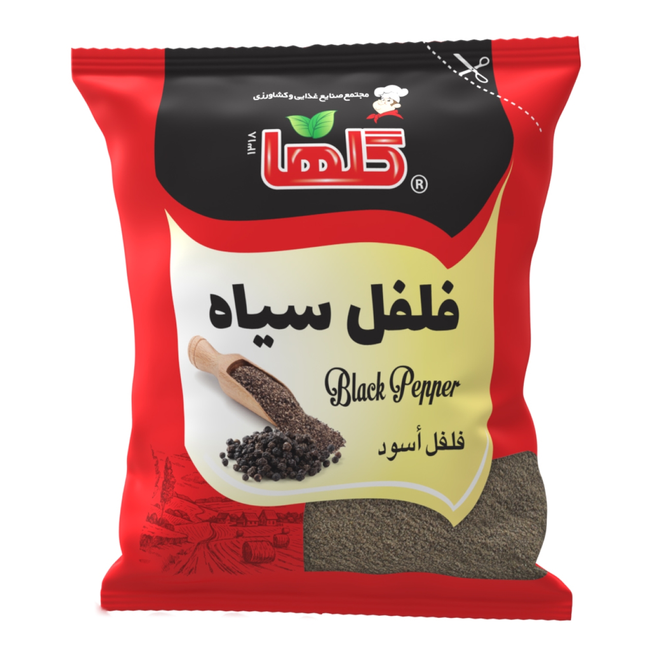 فلفل سیاه گلها حجم50 گرم – سلفون
