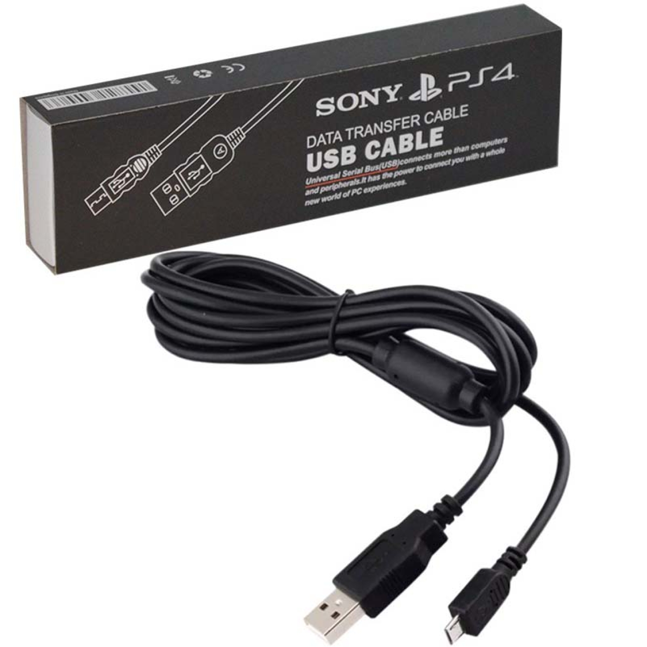 کابل شارژ دسته بازی PS4 سونی مدل PS4-B8V 00115 طول 1.8متری