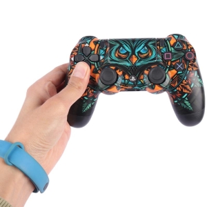 دسته بازی بی سیم سونی Dualshock 4 High Copy درجه یک طرح The Owl مناسب برای PS4