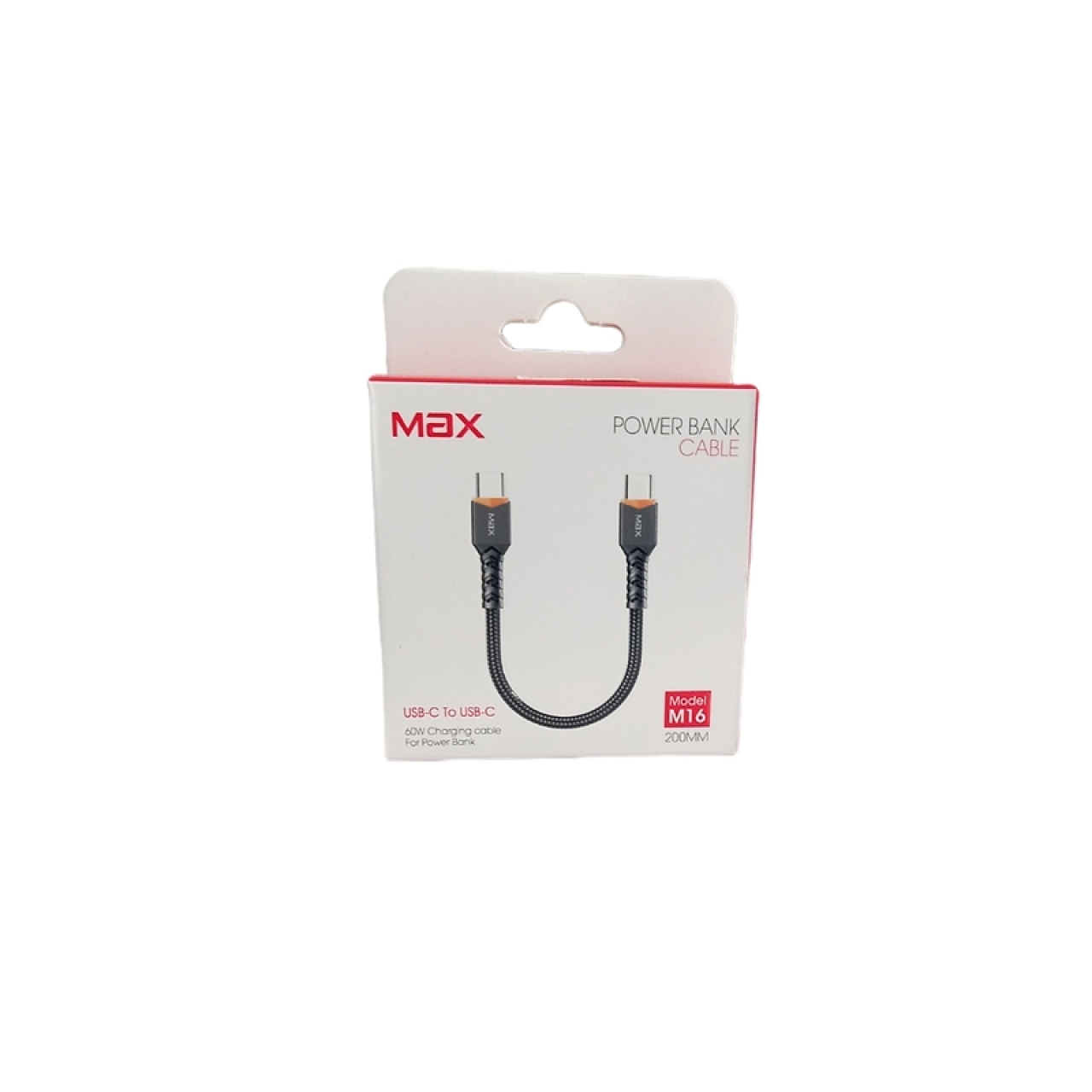 کابل شارژ دو سر تایپ سی max مدل M16