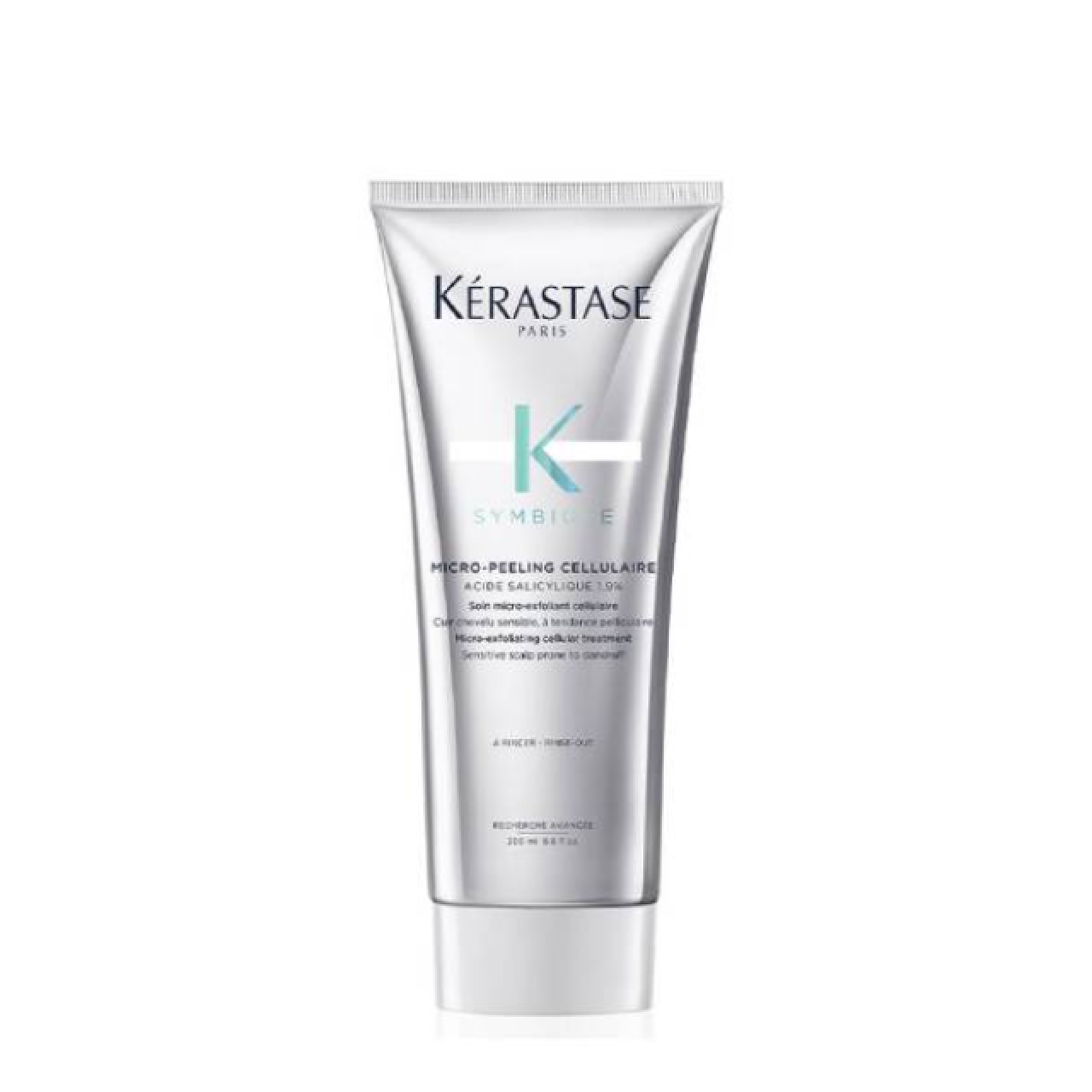 اسکراب کف سر  میکروپیلینگ سلولی ضد شوره کراستاس مدل  kerastase Symbiose micropeeling cellulaire کراستاس حجم 200 میل