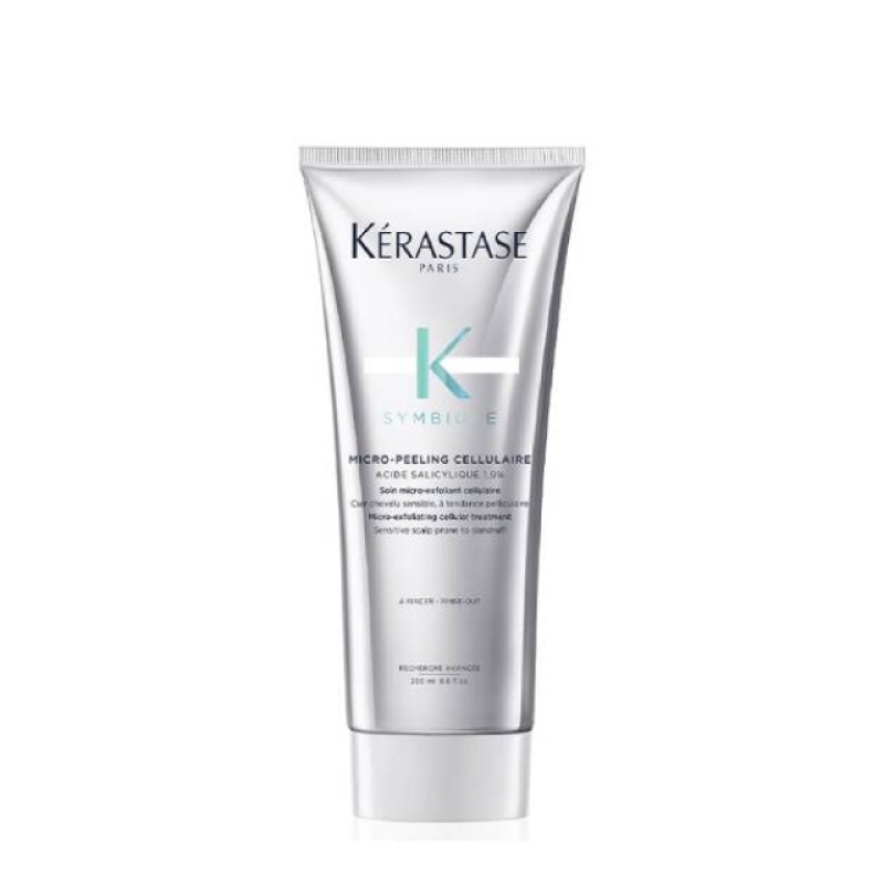 اسکراب کف سر  میکروپیلینگ سلولی ضد شوره کراستاس مدل  kerastase Symbiose micropeeling cellulaire کراستاس حجم 200 میل