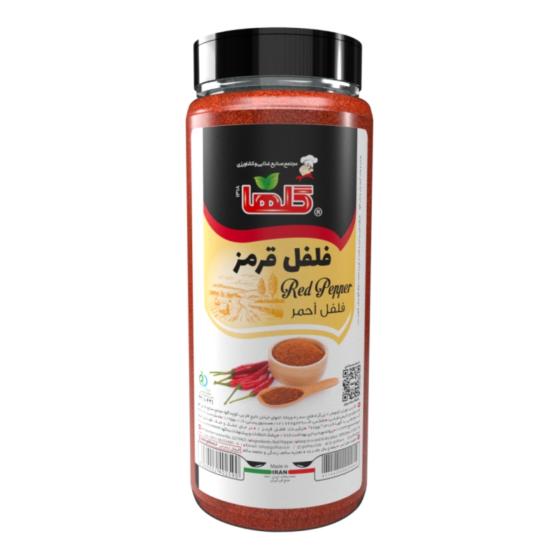 فلفل قرمز گلها حجم خانواده 400 گرم – P.E.T