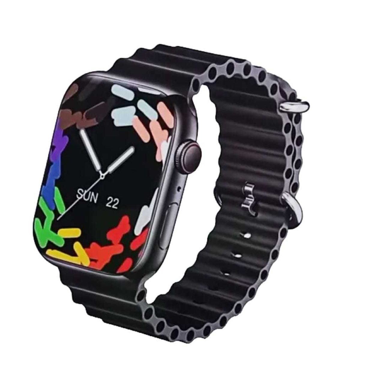 ساعت هوشمند سری 9 KEQIWEAR مدل KW2 MAX همراه با 3 بند 