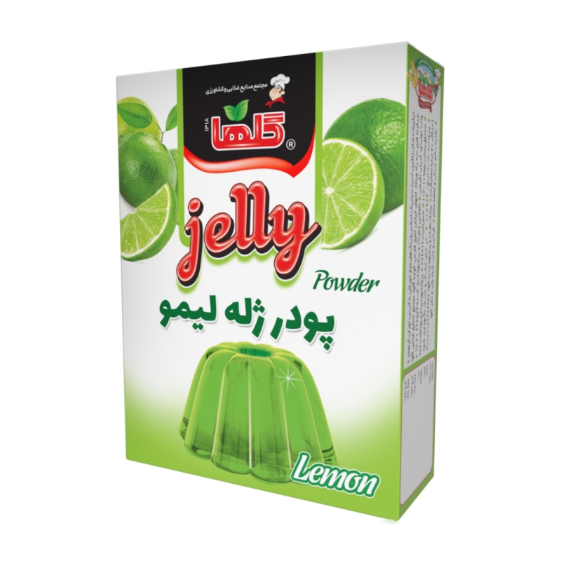 پودر ژله لیمو گلها حجم100 گرم -جعبه