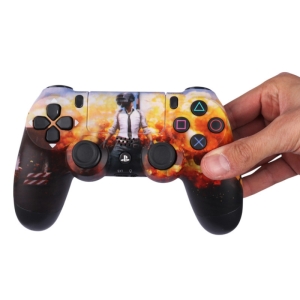 دسته بازی بی سیم سونی Dualshock 4 High Copy درجه یک طرح PUBG مناسب برای PS4