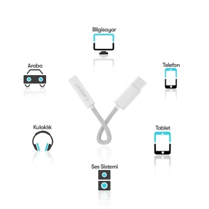 مبدل USB-C به جک 3.5 میلی متری ارلدام مدل ET-OT69