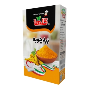 زردچوبه گلها حجم 80 گرم  – جعبه
