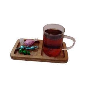 زیر لیوانی چوبی مدل مستطیل