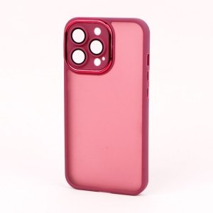 کاور مدل آیرون متال مات محافظ لنزدار مناسب برای گوشی موبایل آیفون iPhone 13 Pro 