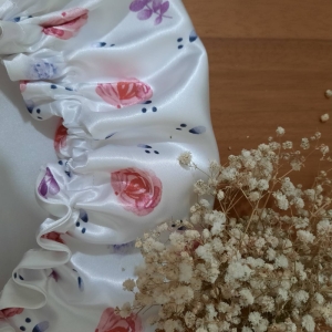 ساتن ابریشم طرح گل