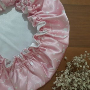 کلاه خواب ساتن ابریشم طرح شاپرک