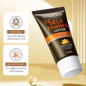 کرم برنزه کننده صورت و بدن سادور مدل Self Tanner حجم ۵۰ گرم 