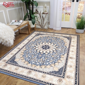 فرش ماشینی نایین متالیک آراکو