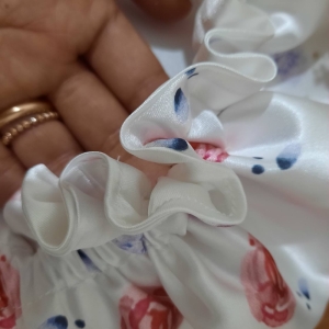 ساتن ابریشم طرح گل
