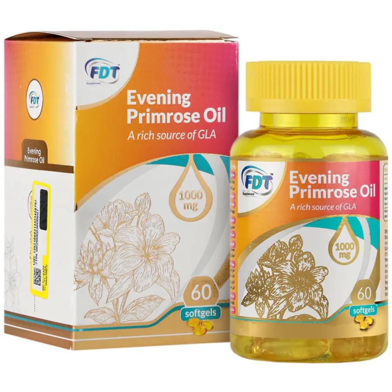 سافت ژل روغن گل مغربی اف دی تی بسته 60 عددی 