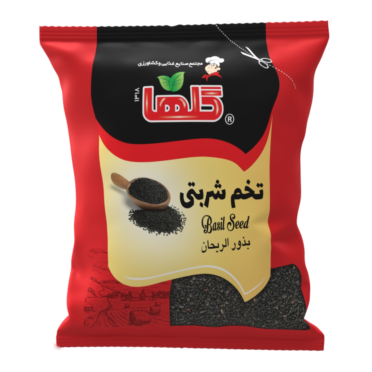 تخم شربتی گلها حجم 50 گرم – سلفون