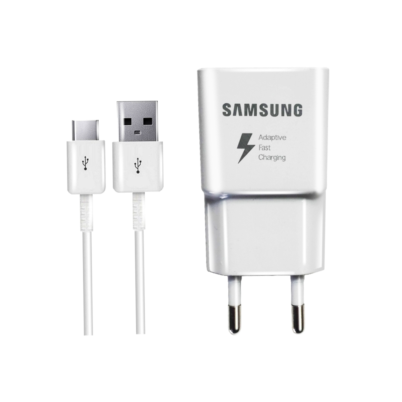  شارژر دیواری سامسونگ مدل ETA-S90RWS به همراه کابل تبدیل USB-C