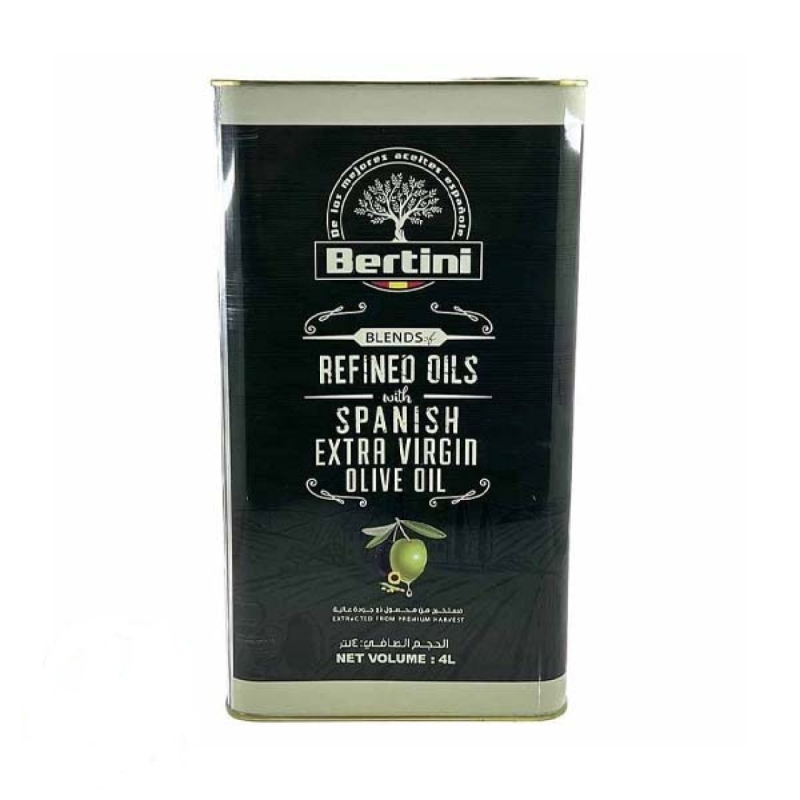 روغن زیتون اسپانیایی بدون بو برتینی Bertini ظرف 4 لیتری