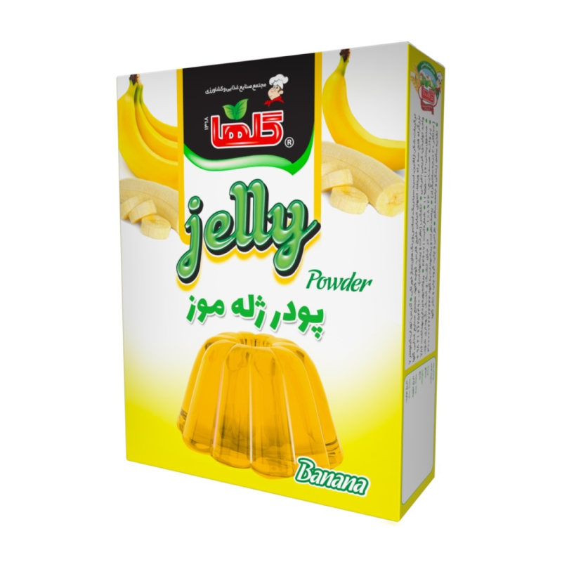 پودر ژله موزی گلها حجم100 گرم – جعبه