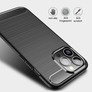 کاور مدل فایبر کربن ژله ای مناسب برای گوشی موبایل آیفون iPhone 13 Pro