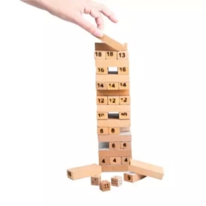 برج هیجان روکش دار مدل jenga