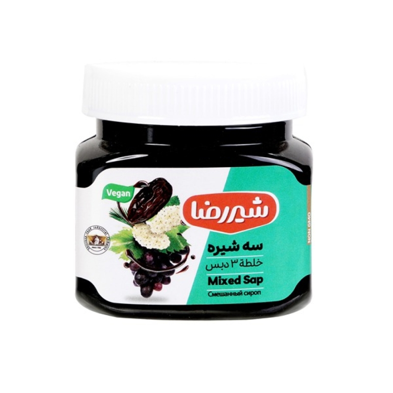 سه شیره شیررضا حجم 450 گرمی
