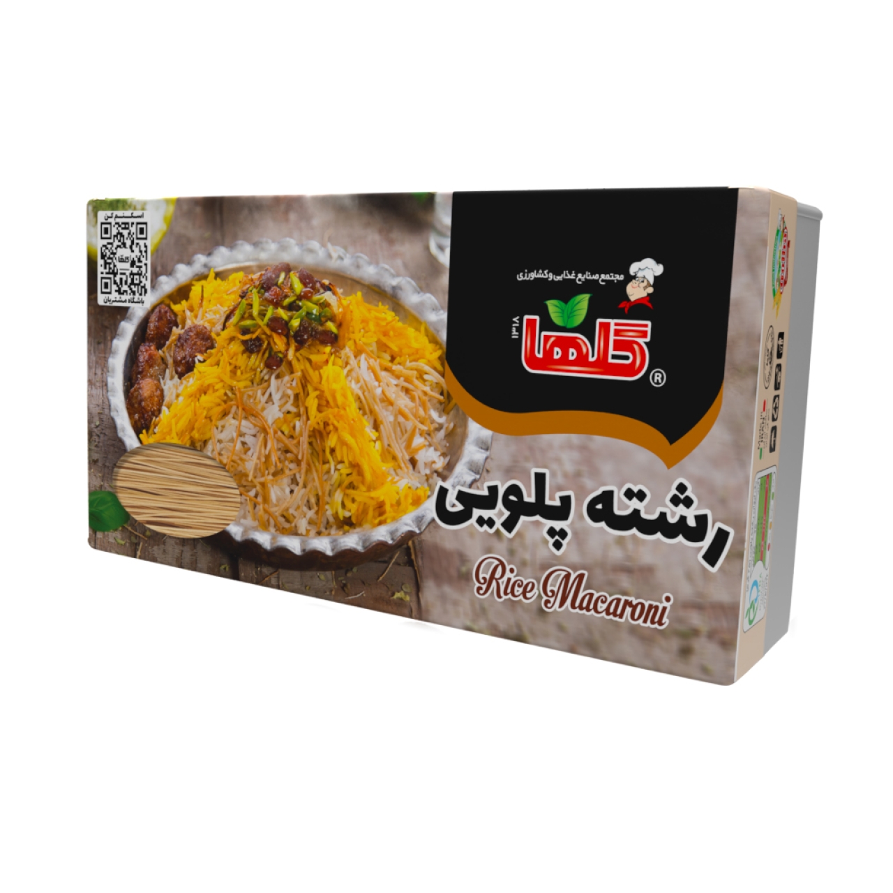 رشته پلویی گلها حجم340 گرم – جعبه