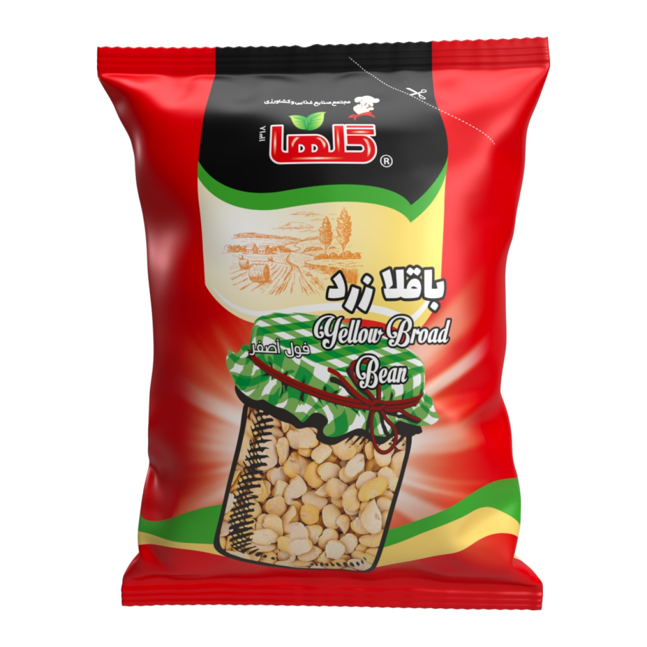 باقلا زرد گلها حجم700 گرم – سلفون