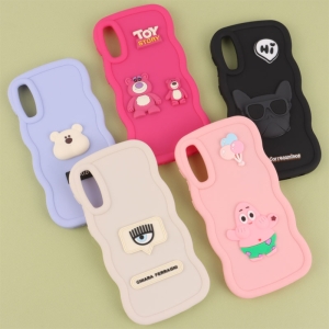 کاور مدل موج دار عروسکی برجسته مناسب برای گوشی موبایل سامسونگ مدل Galaxy A30s / A50 / A50s