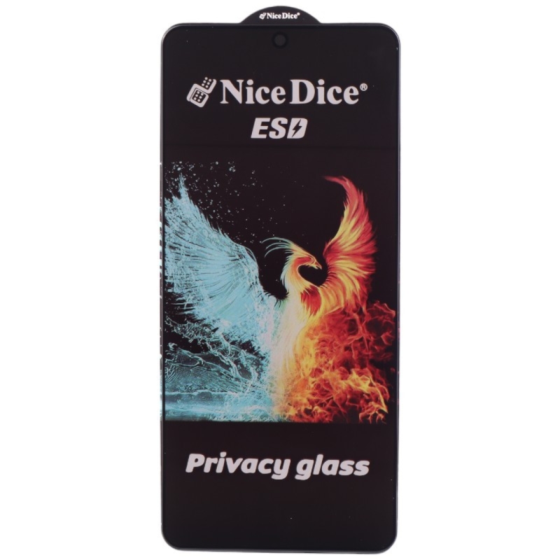 محافظ صفحه نمایش گلس پرایوسی Nice Dice Ultra Privacy مناسب برای گوشی شیائومی Redmi Note 14