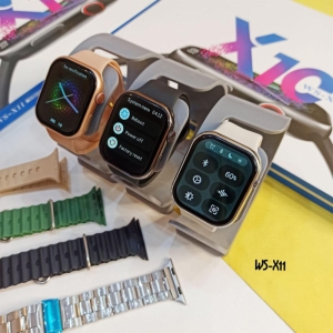 ساعت هوشمند سری 10 ویسمیwisme مدل WS-X11 با 7بند فلزی و سیلیکونی