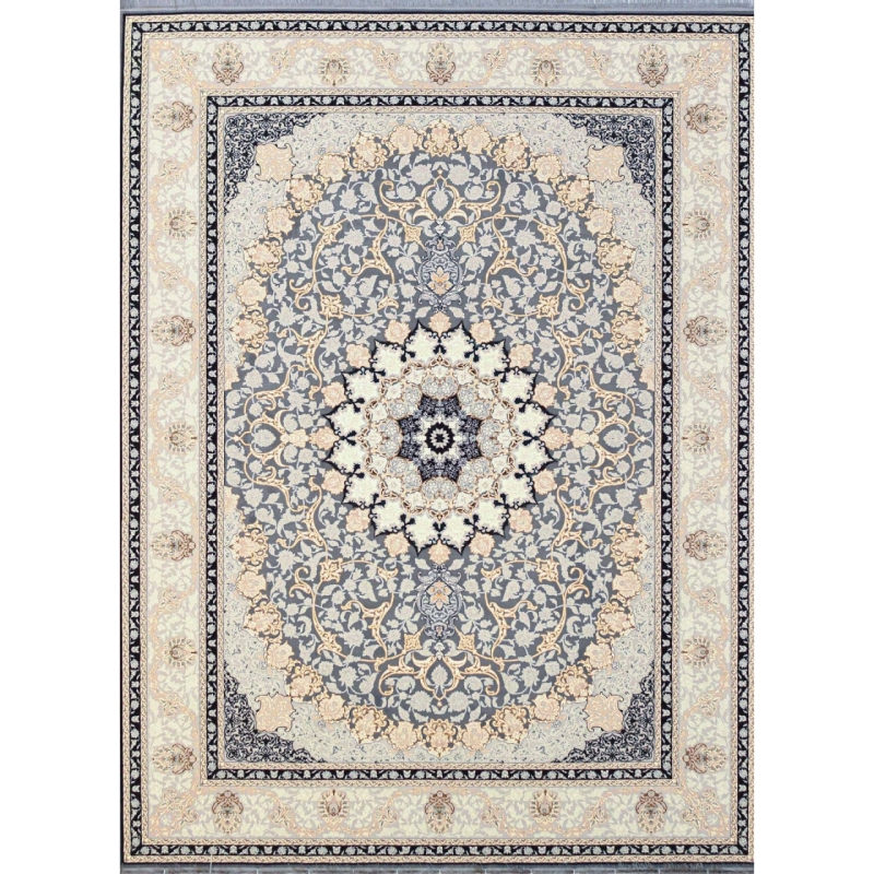 فرش ماشینی نایین متالیک آراکو