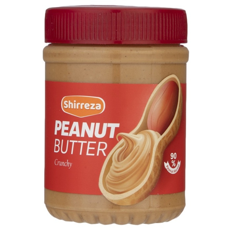 کره بادام زمینی کرانچی شیررضا حجم 450 گرمی