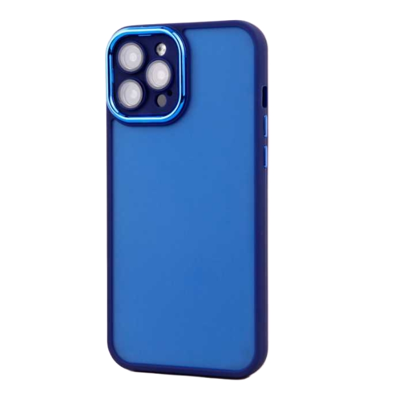 کاور مدل آیرون متال مات محافظ لنزدار مناسب برای گوشی موبایل آیفون  iPhone 12 Pro Max