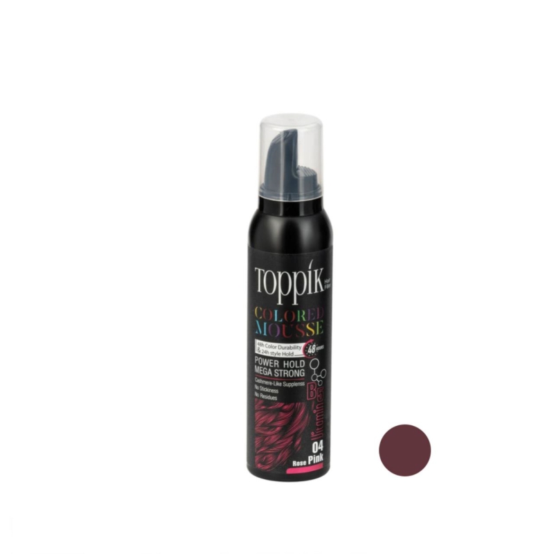 موس مو تاپیک مدل 04 رنگ سرخابی حجم 125 میلی لیتر