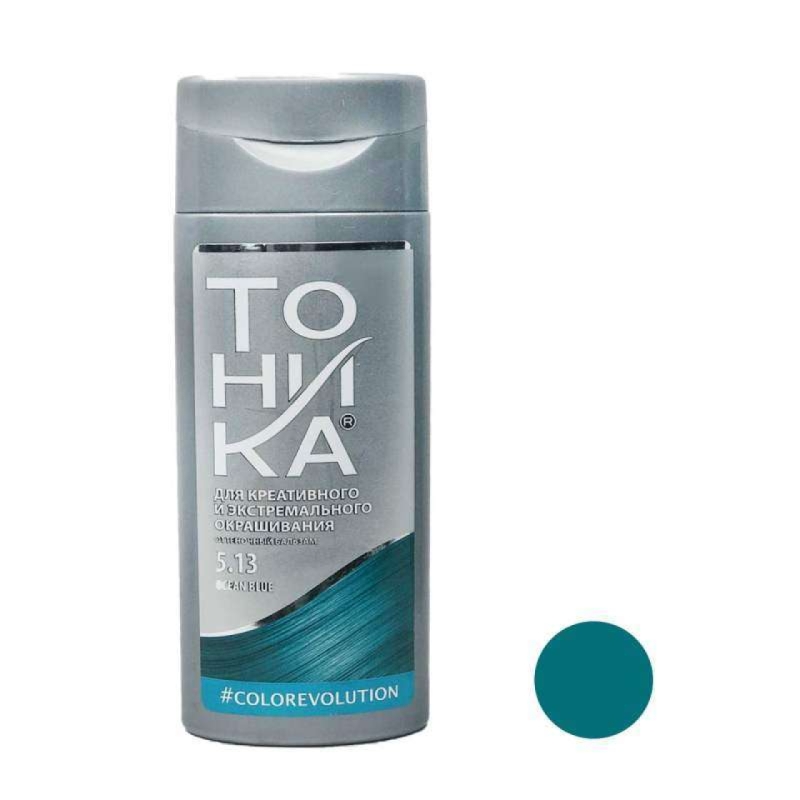 شامپو رنگ تونیکا شماره 5.13 رنگ آبی اقیانوس | 150 میل