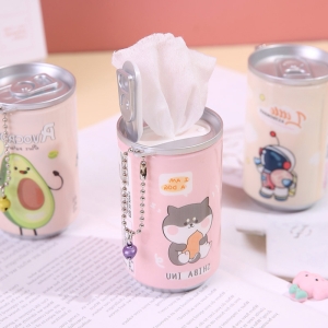 دستمال مرطوب طرح قوطی نوشابه سبز