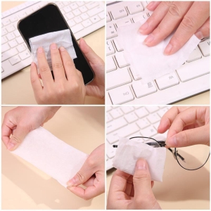 دستمال مرطوب طرح قوطی نوشابه سبز