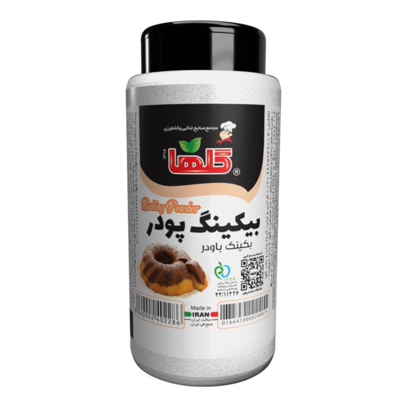 بیکینگ پودر گلها حجم 140 گرم -P.E.T