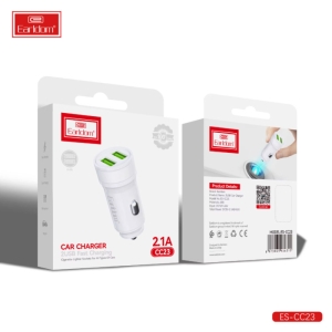 شارژر فندکی فست شارژ  2.1 آمپر ارلدام مدل ES-CC23