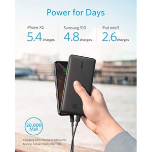 پاوربانک انکر مدل PowerCore Essential A1281 ظرفیت 20000 میلی آمپر ساعت