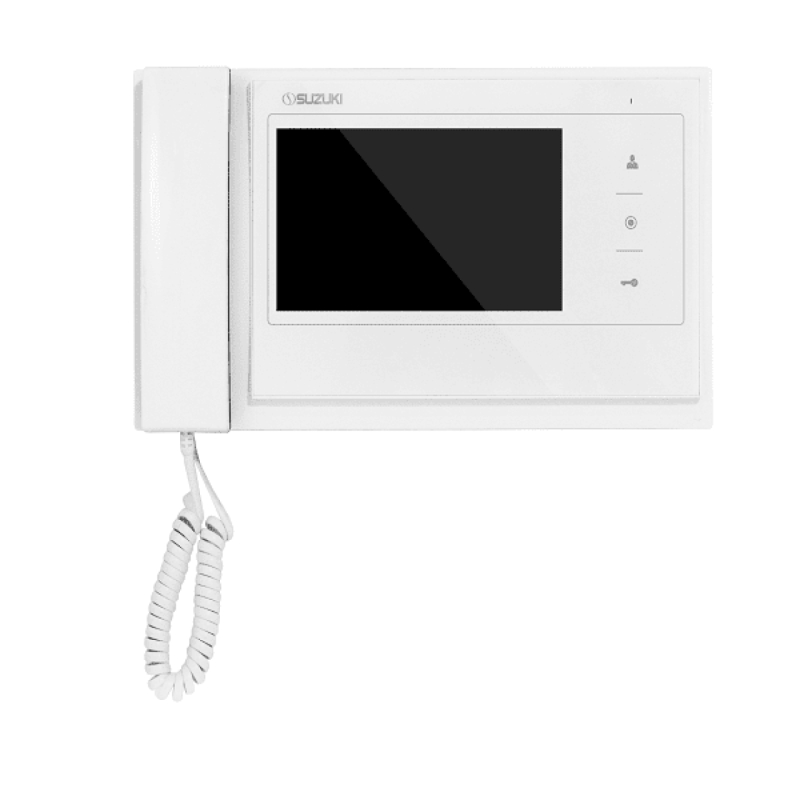 مانیتور درب باز کن تصویری سوزوکی مدل 727M حافظه دار White     