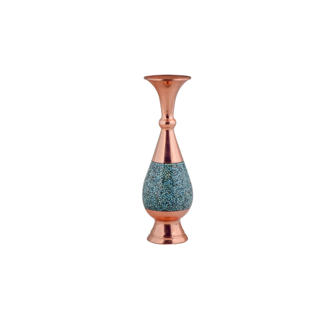 گلدان فیروزه کوبی مدل صراحی 30