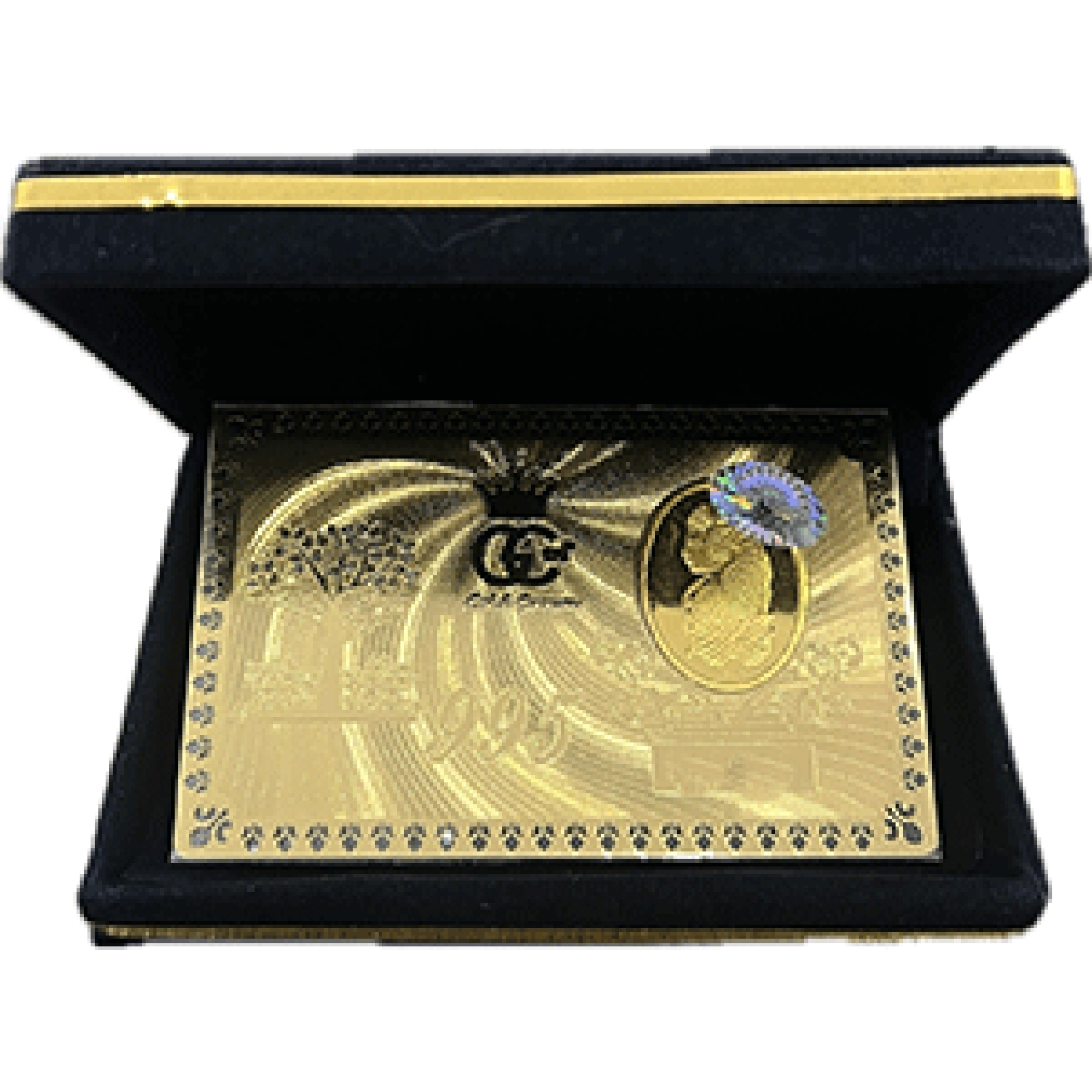 شمش طلا ۲۴ عیار مدل گلد کرون ۹۹۵